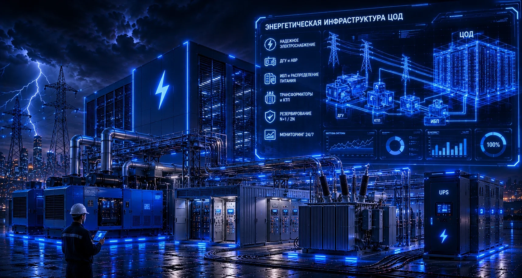 Энергетическая инфраструктура ЦОД в Казахстане