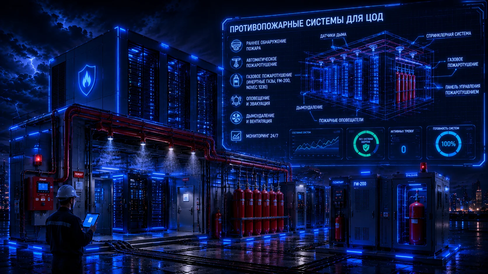 Противопожарные системы в Казахстане