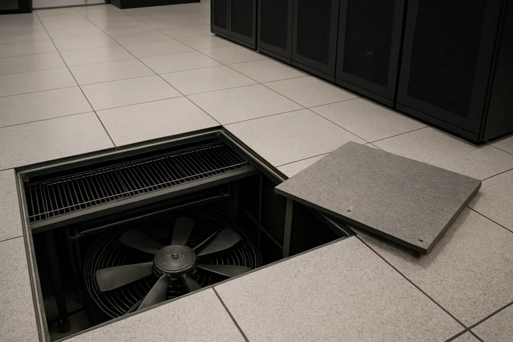 Подпольное охлаждение через фальшпол: эффективная циркуляция воздуха