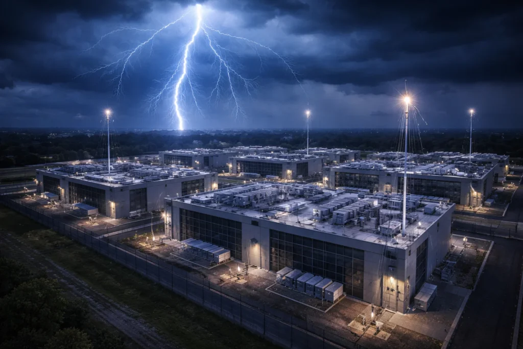 Молниезащита для ЦОД-ов: стандарты, схемы и типичные ошибки проектирования