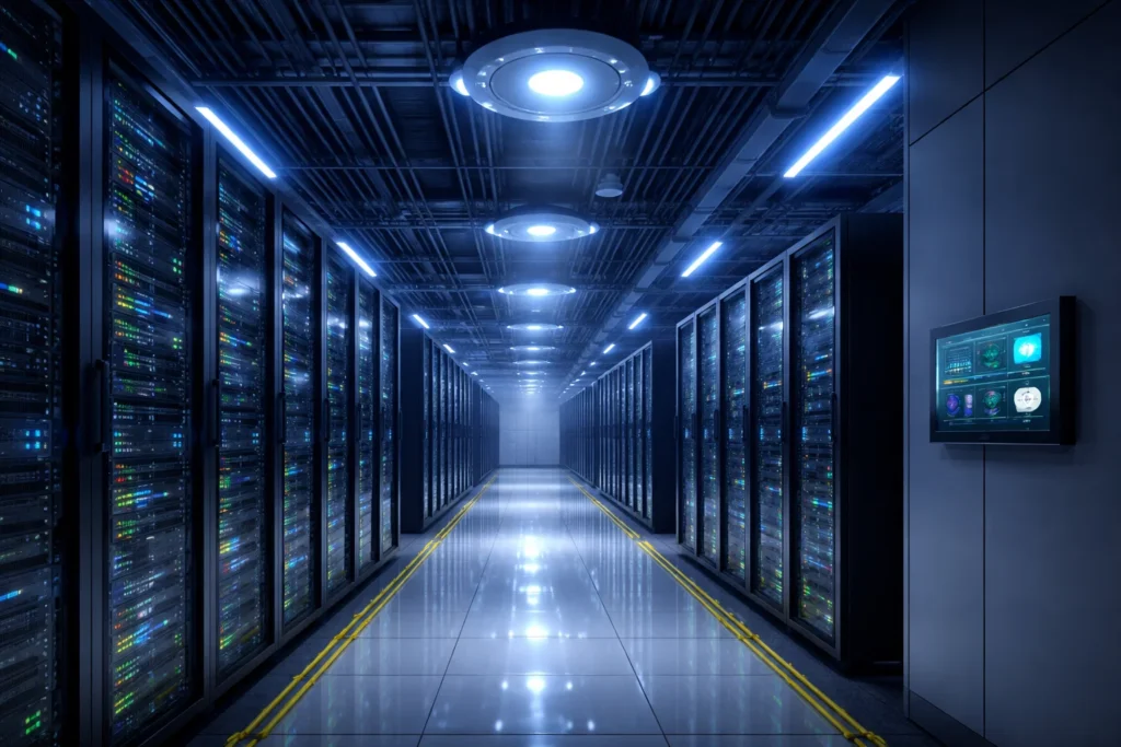 Автоматизированное освещение серверных помещений: снижение затрат и повышение безопасности
